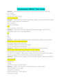Chamberlain NR507 Final Exam. Questions And Answers.