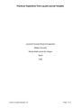 NURS 6640 Journal for Nursing Practicum Experience. Latest 2021