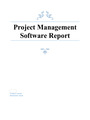 [Solved] Unit VII Essay Project Management Software Report