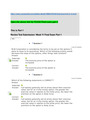 [Solved] FIN534 Final Exam Part 1 A+work