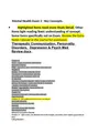 Solved] Rasmussen College NUR 2488​​​​​​​ Mental Health Exam 2 - Key Concepts