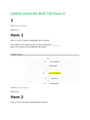 [Solved] Liberty University BUSI 530 Exam 4