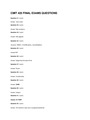 University of Maryland, University College CMIT 425 FINAL EXAMS QUESTIONS 2