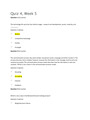 University of Maryland, University College BMGT 364 Quiz 4 Week 5