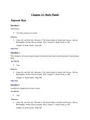 Testbank Chapter 22 Body Fluids