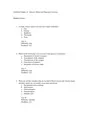 Testbank Chapter 16. Sensory, Motor and Integrative Systems