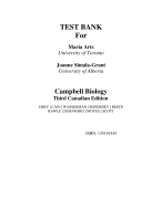 TB Campbell Biology, Canadian Edition, 3rd Edition by Jane B. Reece, Lisa A. Urry, Michael L. Cain,