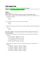 Test Bank For Biology The Essentials 4th Edition by Mariëlle Hoefnagels Chapter 1-30