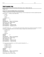 Test Bank For Electrical Wiring Commercial 18th Edition by Phil Simmons, Ray C. Mullin, Mark Ode Ch