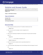 Solution Manual For Android Boot Camp for Developers Using Java® A Guide to Creating Your First And