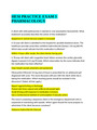 HESI PRACTICE EXAM 3 PHARMACOLOGY A client with mild parkinsonism is started on oral amantadine