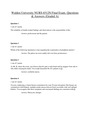 Walden University NURS 6512N Final Exam  2020/21