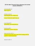 ECO 201 Miami University Exam 3 Questions with Verified Answers (GRADED A).