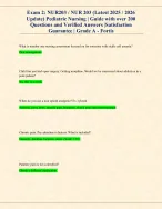 Exam 2: NUR203 / NUR 203 (Latest 2025 / 2026 - DocMerit