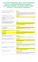 ACLS Test Prep (PALS, BLS, ACLS) American  Heart Association Standards Aligned |  2026/2027 Update