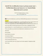 Out PC Pro Certification Exam A.3 Exam 2026/ 2027  Verified Questions and Answers |A+ Graded Study