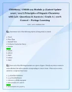 CHEM219 / CHEM 219 Module 3: (Latest Update  2026 / 2027) Principles of Organic Chemistry  with Lab