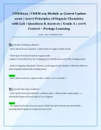 CHEM219 /CHEM 219 Module 4: (Latest Update  2026 / 2027) Principles of Organic Chemistry  with Lab