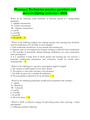 Pharmacy Technician practice questions and answers (Spring semester - 2023