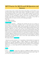 MFT Practice Set 2023 Exam# 100 Questions and Answers