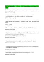 USPA Category H Quiz 154 Questions and Answers 2025