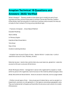 Anaplan Technical 18 Questions and Answers- 2025/ Verified