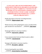 CLTM ASAP (ADVANCED SUPERVISION AND ASSESSMENT PROTOCOL) BOARD EXAM ...