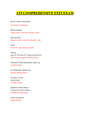 ATI Exit / Comprehensive Proctored Exam  (500 + Practice Questions)