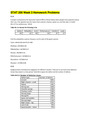 STAT 200 Week 3 Homework Problems / STAT200 Week 3 Homework Problems : Questions & Answers (2021)