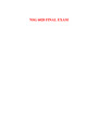 NSG 6020 Final Exam (Version 3) / NSG6020 Final Exam (Latest, 2021): South University