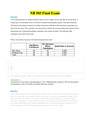 Chamberlain College of Nursing NR503 Epidemiology Final Exam ( Version 1) / NR 503 Final Exam: Population Health, Epidemiology & Statistical Principles (New 2021)