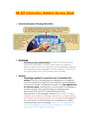 NR 599 Informatics Midterm Review Sheet / NR599 Informatics Midterm Review Sheet (LATEST, 2021): Chamberlain College Of Nursing (Updated Guide ,Download to Score A)