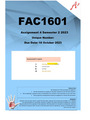 FAC1601 ASSIGNENT 4 SEMESTER 2 2023