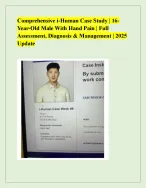 Comprehensive i-Human Case Study | 16- Year-Old Male With Hand Pain | Full  Assessment, Diagnosis &