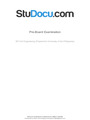 Civil Engineering Pre-board Examination Sample