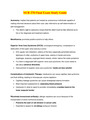 NUR278 Final Exam Study Guide / NUR 278 Final Exam Study Guide(LATEST,2020): Rasmussen College