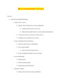NUR 2092 Exam 1 Study Guide/NUR2092 Test 1 Study Guide(V2)(LATEST,2020):Health Assessment:Rasmussen
