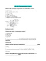 NR 293 Exam 1 / NR293 Exam 1 :Pharmacology for Nursing Practice:Chamberlain College(LATEST-2020/21)