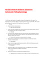 NR 507 Week 4 Midterm Solutions Advanced Pathophysiology/ Graded A Download to score A