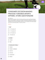 [MKT60204] CONSUMER DECISION-MAKING PROCESS TOWARDS SPORTS APPAREL STORE QUESTIONAIRE