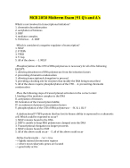 MCB 2050 Midterm Exam |91 Q’s and A’s