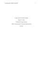 NR 501 : Concept Analysis of Caring in Nursing
