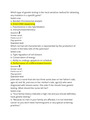 NURS C475  Older Adult Genemoic Quiz