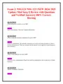 Exam 2: NSG123/ NSG 123 (NEW 2024/ 2025 Update) Med Surg 1| Review with ...