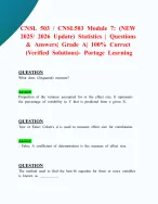 CNSL 503 / CNSL503 Module 7: (NEW 2025/ 2026 - DocMerit