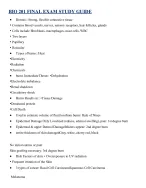 BIO 201 FINAL EXAM STUDY GUIDE ( UPDATED 2025 ) - DocMerit