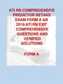 ATI RN COMPREHENSIVE PREDICTOR RETAKE 2019
