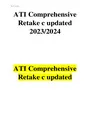 ATI RN COMPREHENSIVE RETAKE C UPDATED 2023