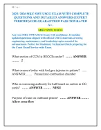 2025/2026 MKC SWE USCG BUNDLE EXAM WITH COMPLETE CORRECT DETAILED ANSWERS TOP-RATED A+.
