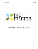 NURSING TEACHING AND LEARNING METHODOLOGIES (THE MENTOR)